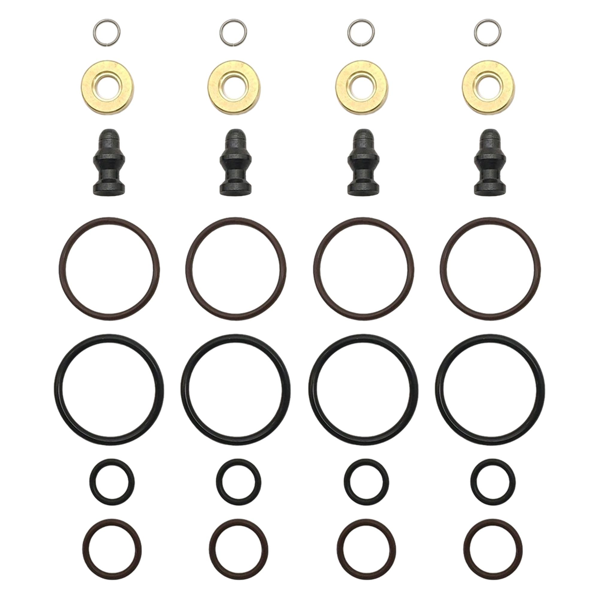 PartsFlow Fuel Injector Seal Repair Kit For 1998 1999 2004 2005 Volkswagen Golf TDI 2005 2006 2007 2008 2009 Volkswagen Jetta TDI Audi A2 1.2L TDI 1.4L
