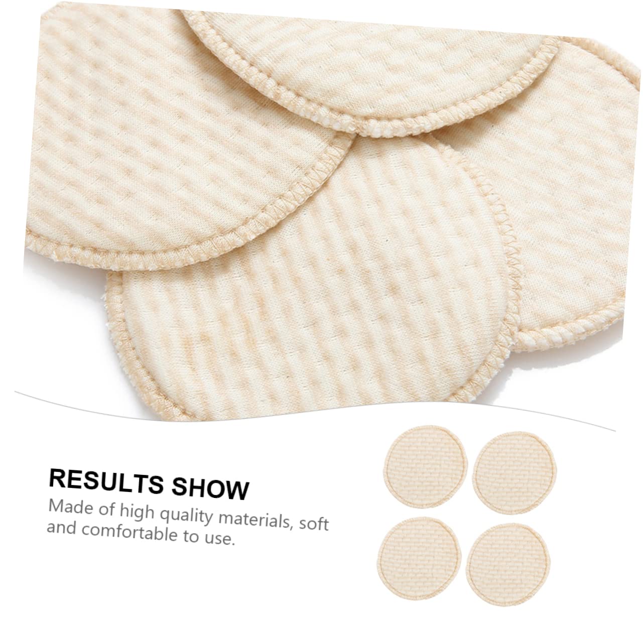 VICASKY 12pezzi Coppette Assorbilatte Lavabili Cotone Naturale Assorbenti e Traspiranti Per Mamme Allattamento Design Antiscivolo e Riutilizzabili
