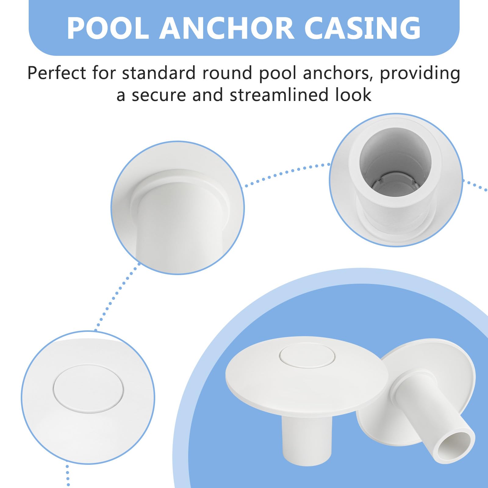 Anchor Round Pool Pool Safety Cover Anchors Pool Anchor Socket Covers – Safety Caps To ...