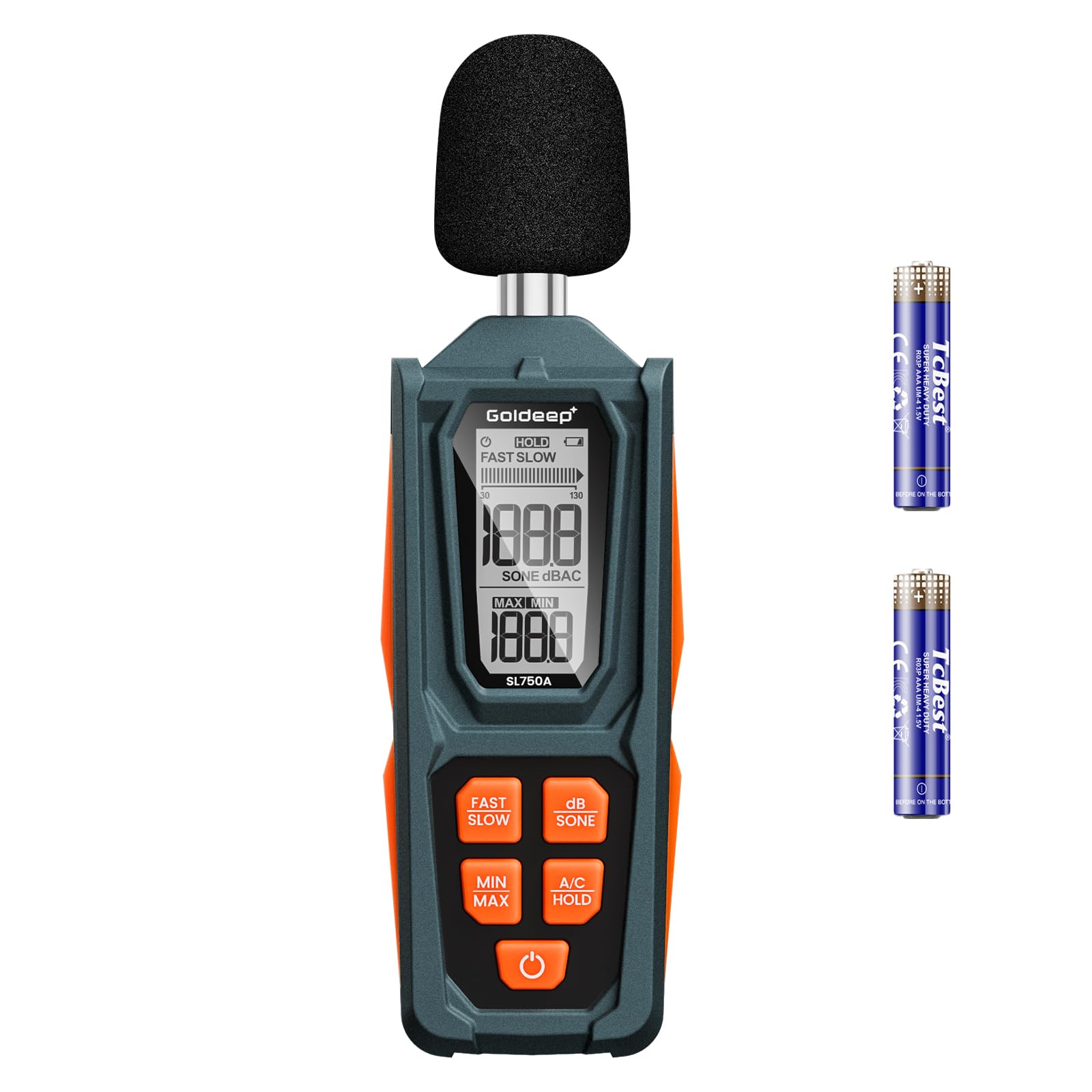 Photo 1 of Goldeep SL750A Decibel Meter, 30-130dB Sound Level Meter