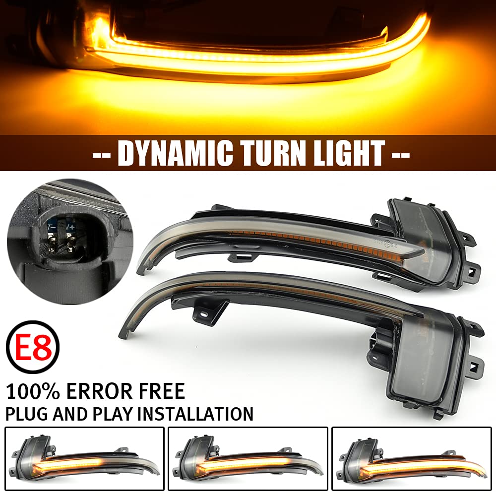 Dynamische LED knipperlichten deurspiegels Audi Q3 Smoke Dynamische LED knipperlichten deurspiegels Audi Q3 Smoke