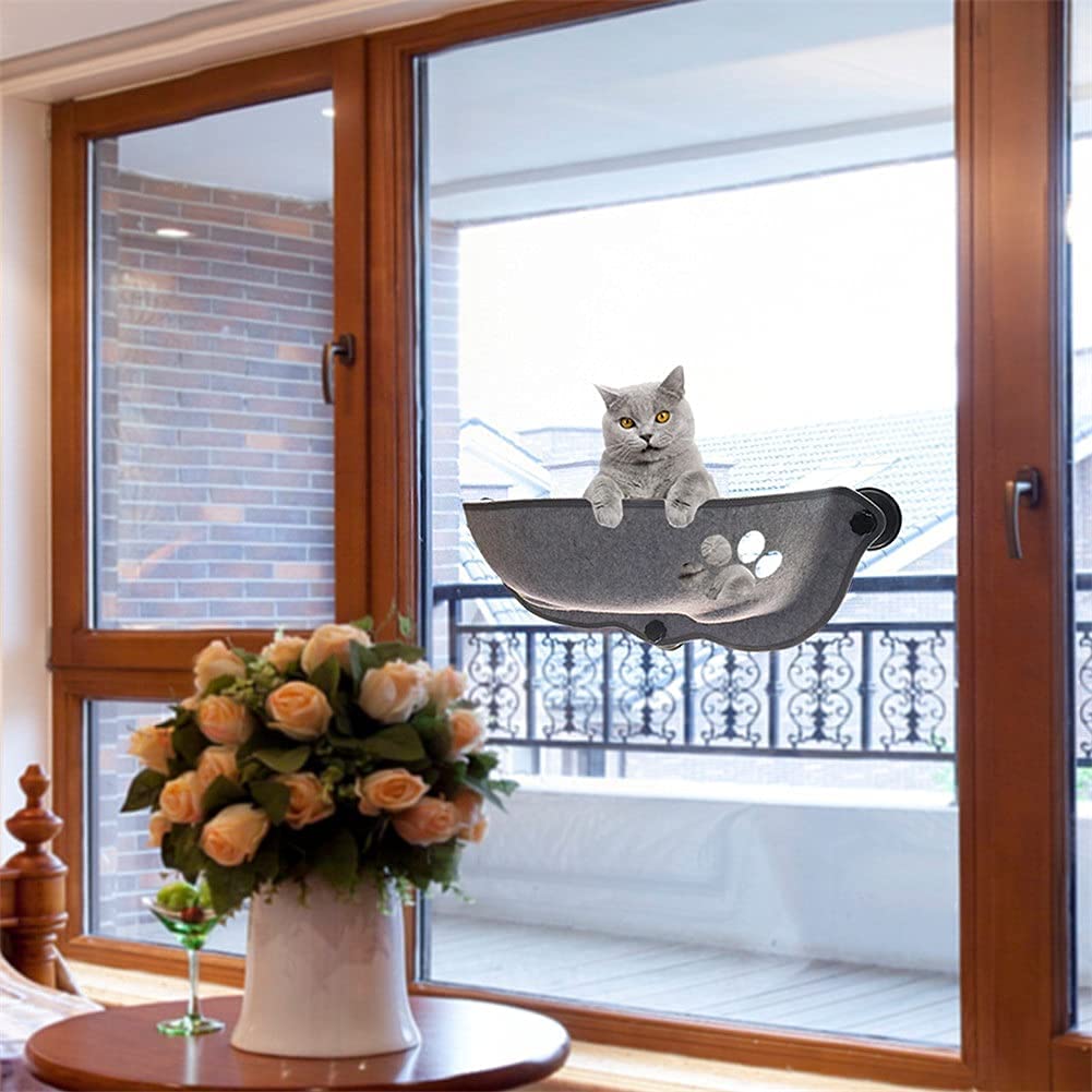 Cat Window Hammock Amaca Gatto per Finestra Amaca da finestra per gatti con ventose resistenti Gattino per animali domestici Appeso Letto per dormire Deposito per animali domestici Gabbia calda per fu