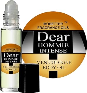 MOBETTER FRAGRANCE OILS Dear Hommie Intense Men Cologne Body Oil 1/3 oz roll on Glass Bottle