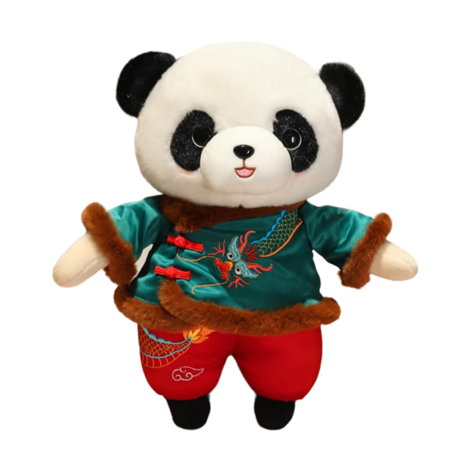 Tsophreniq Realistic Panda Stuffed Toy Pillow, Soft Velvets Huggables Plushes Animals Soft Hug Pillow for Comfort and Warmth Realistic Panda Stuffed Toy