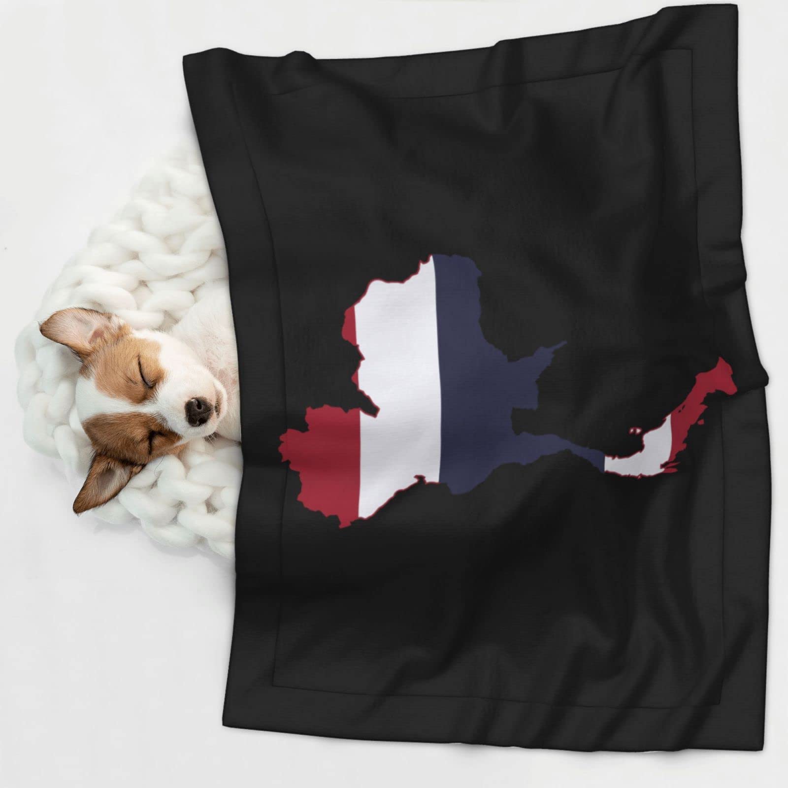 Flag Map of Thailand Soft and Cozy Pet Blanket for Dogs and Cats - Versatile and Comfortable Medium
