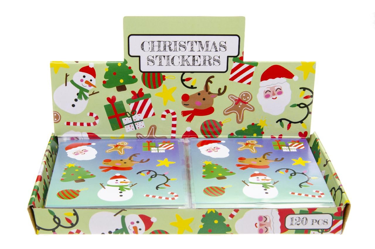 DUCKIEZ 12 piece sticker sheet. Fantastic as a party bag filler or a kids gift! (Christmas, 12, Count)