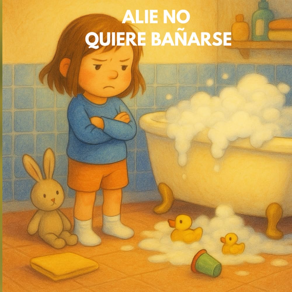 ALIE NO QUIERE BAÑARSE