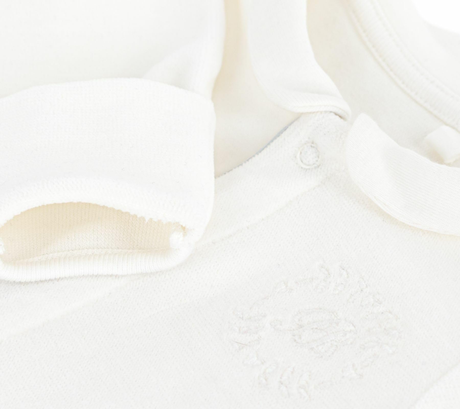 Petit Bateau Pyjama Bébé en Velours À Col Uni A0dr201 Vêtements Nuit Mixte bébé (Lot de 1)