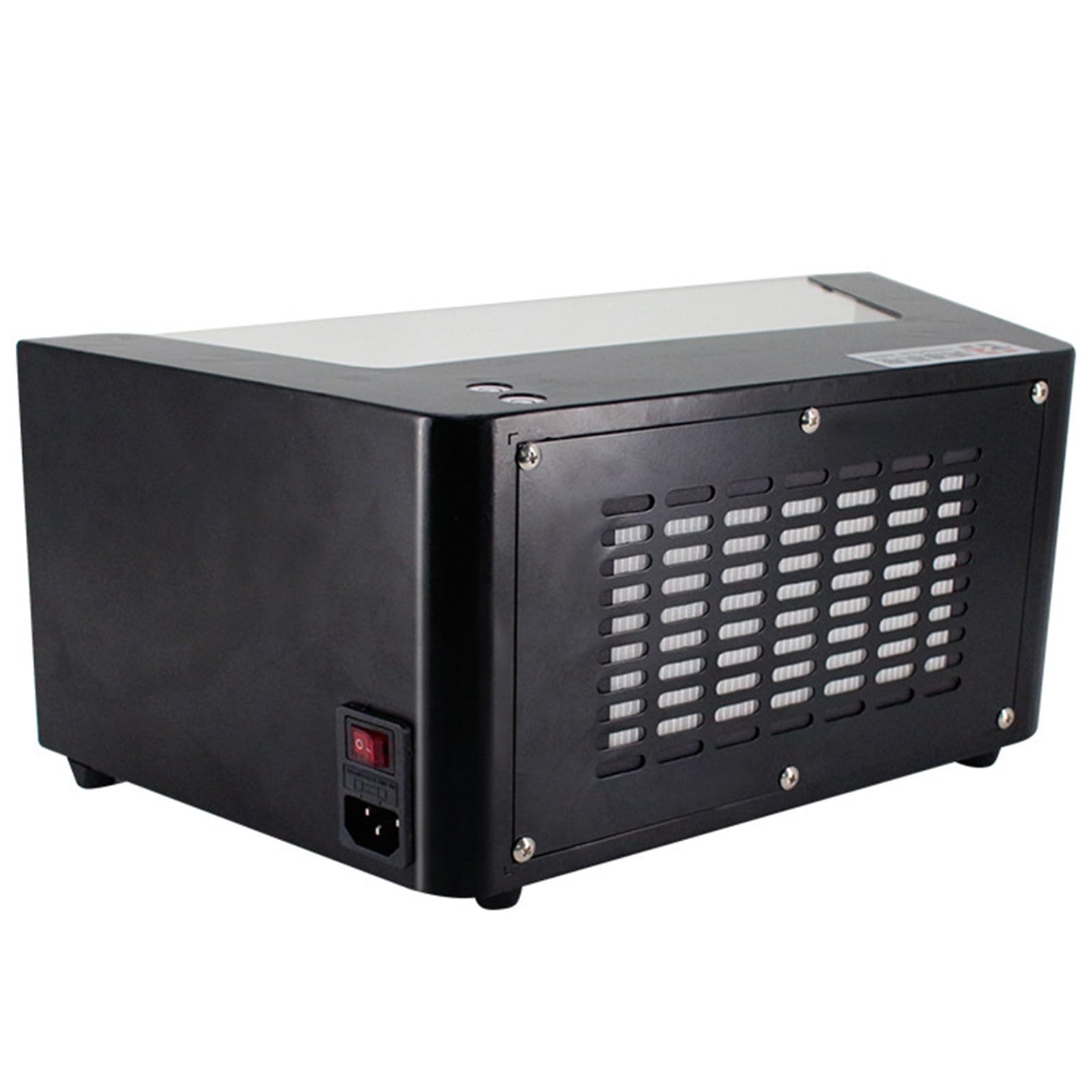 NYANS Banc de Nettoyage à Flux d'air avec Hotte à Flux Laminaire Vertical, avec 4 Ventilateurs et Filet de Filtre HEPA, Mini Établi de Salle sans Poussière, Prend en Charge 3 Modes D'éclairage