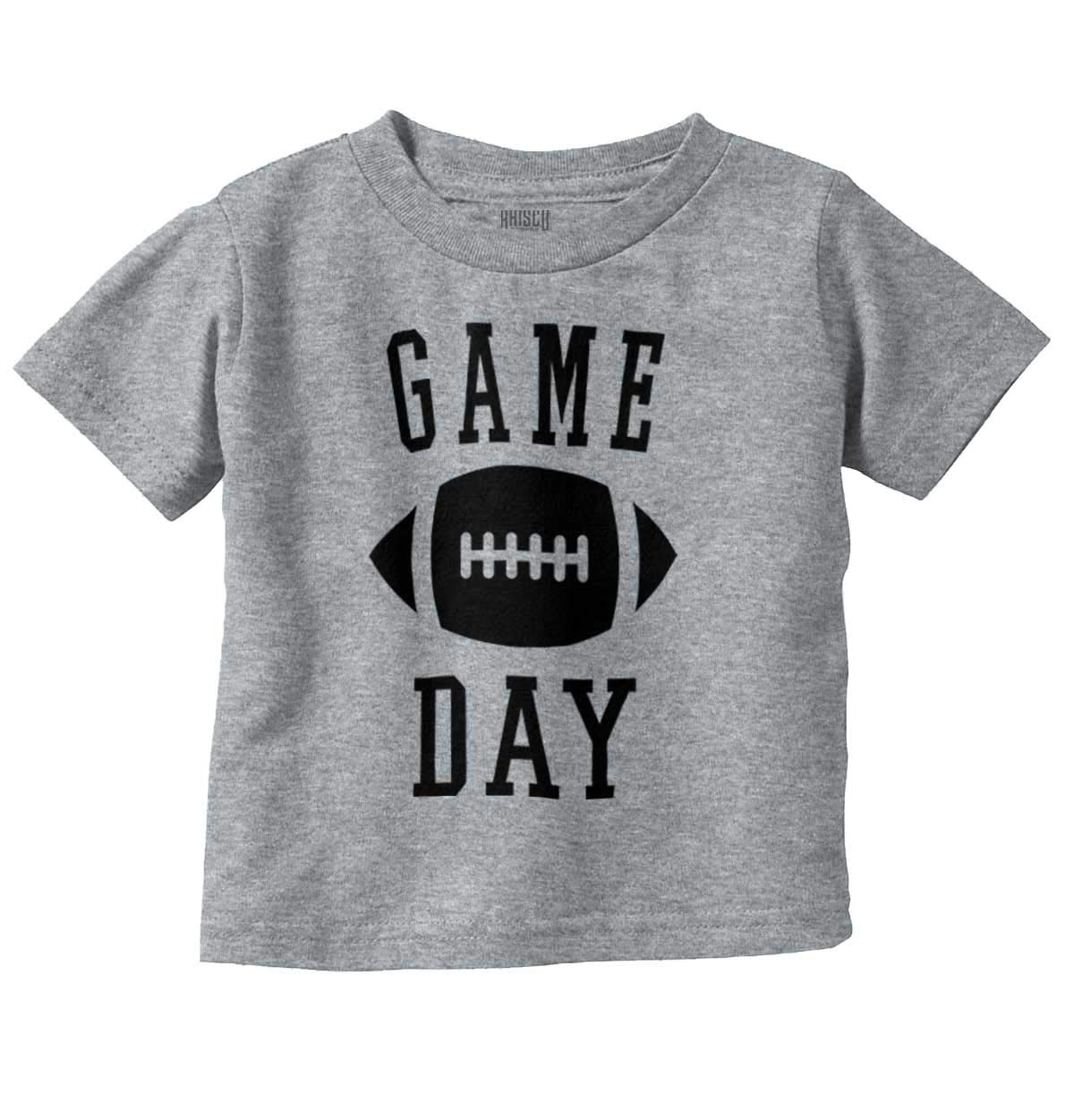 Football Sunday Game Day Athletic Toddler Boy Girl T Shirt