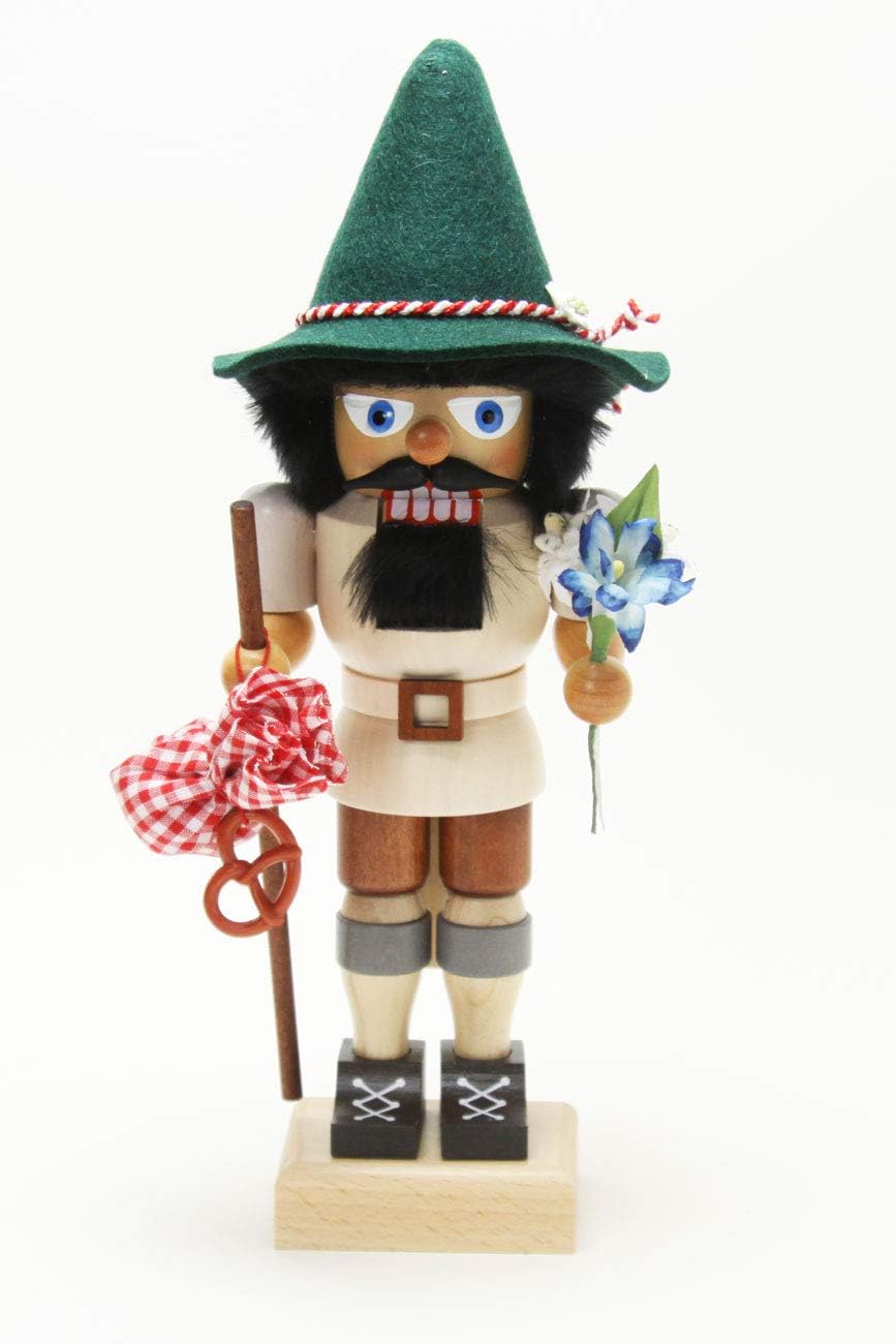 German Christmas Nutcracker Bavarian Hiker - 28,5cm / 11 inch - Christian Ulbricht