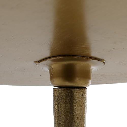 Miniatura 3 de MESA Auxiliar Metal Esmaltadorojo 18.1 x 18.1 in