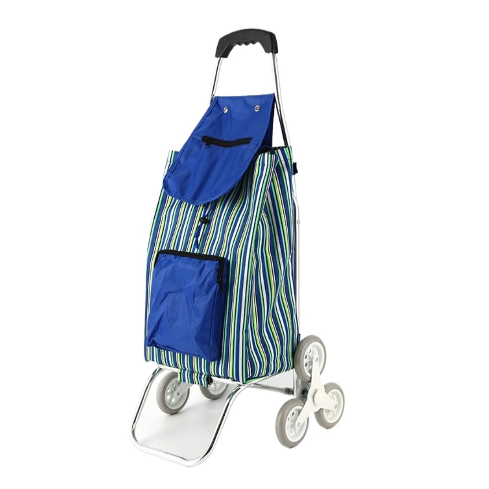 Shopping Trolley Portable Foldable Shopping Cart With Wheel Detachable Grocery Trolley Utility Cart