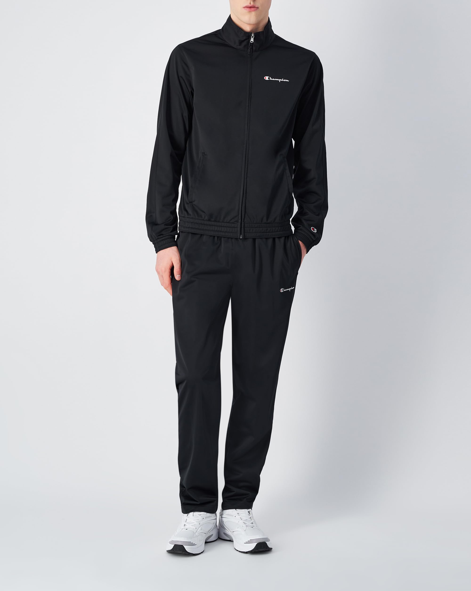 Champion Legacy Script Shop (220362) - Special Polywarpknit Semi-dull High-neck Tuta sportiva Uomo (Pacco da 1)