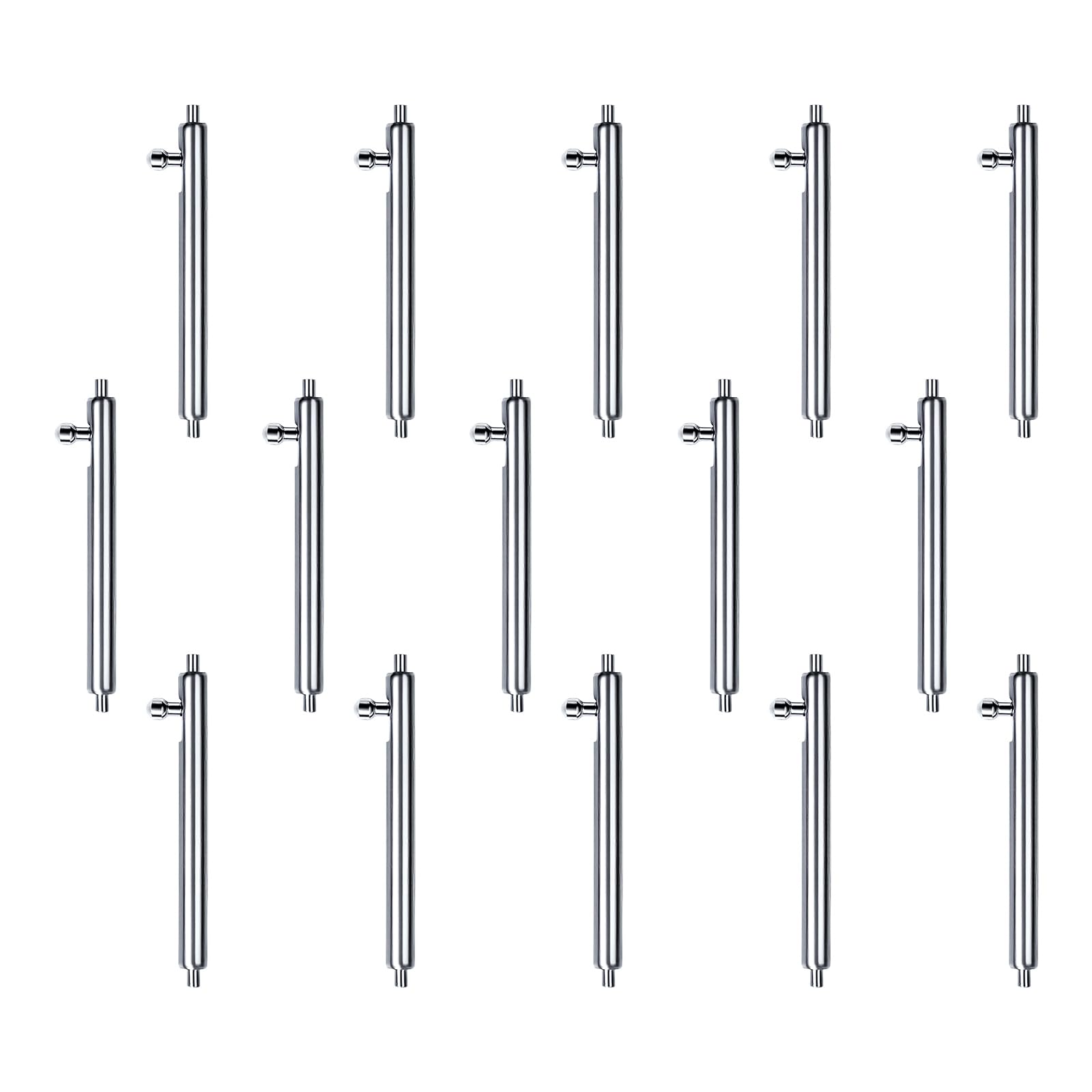 ZWWAAZHF 15Pcs Watchband Tube Pins Watch Strap Tube Pins Watch Band Links for Repairing Accessories Stainless Steel Spring Rod