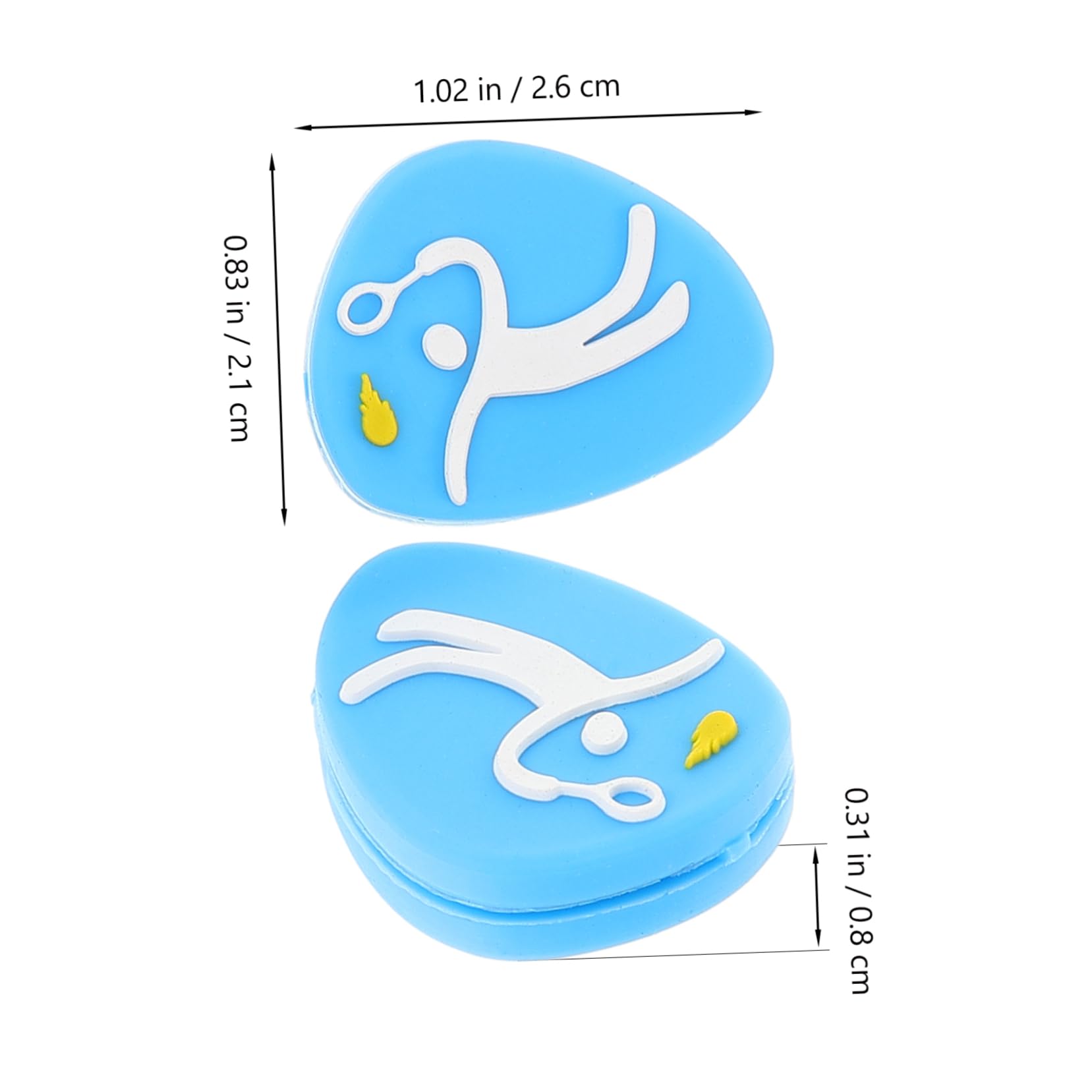 CORHAD 4-Pack Tennis Racket Dampener Racket Tennis Dampener for Shock Absorption