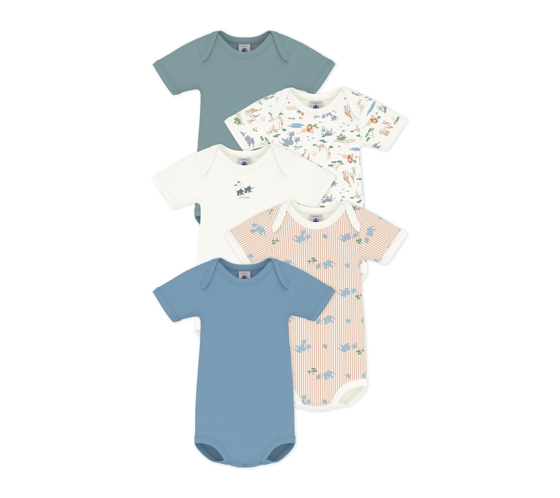 Petit Bateau A0fnw Sous Vêtements JOUR Mixte bébé (lot de 5)