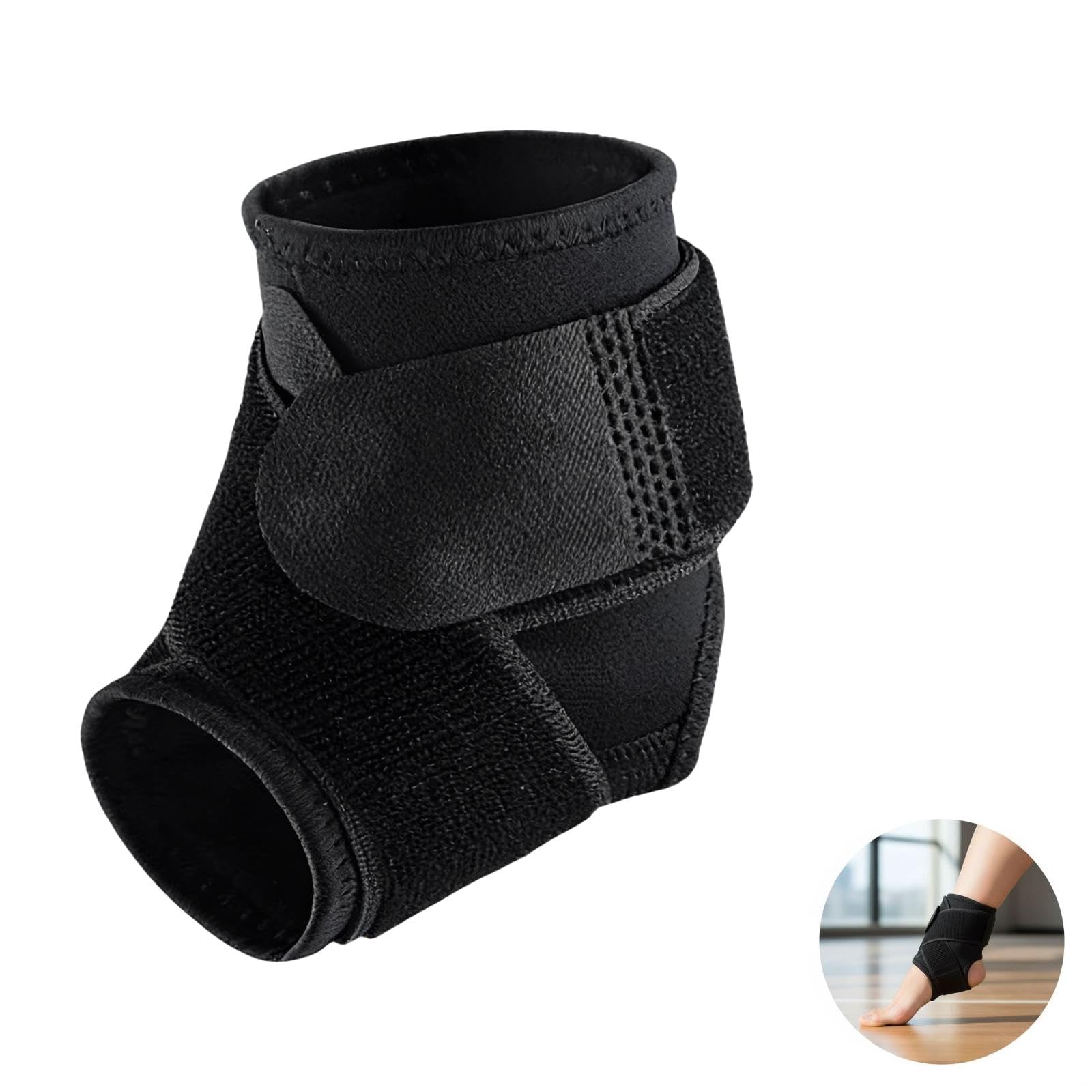 Genérico Tobillera Ajustable con Correas Ajustables, para Deporte y Caminar a Diario, Modelo CJDW1173