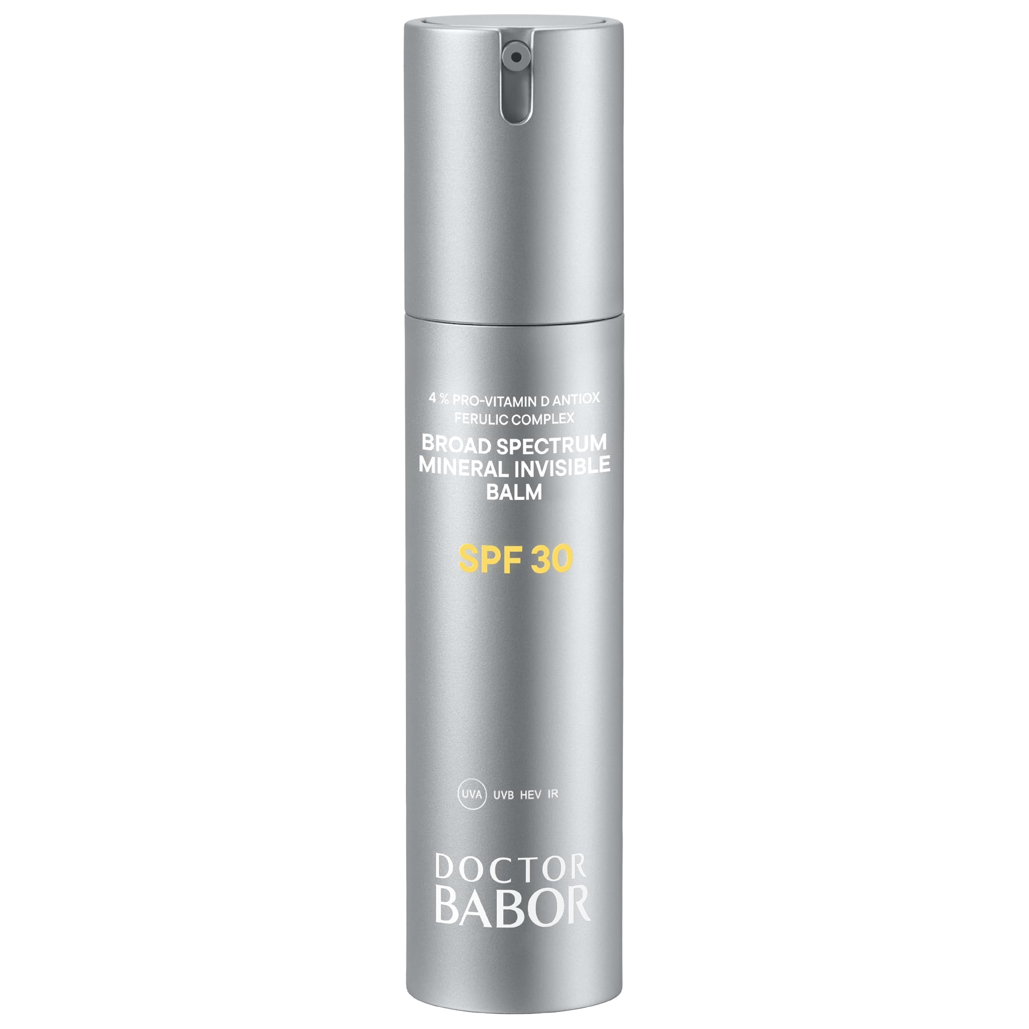 DOCTOR BABOR Crema viso SPF 30 – Protezione solare 30 contro i raggi UVA/UVB, la luce blu e gli infrarossi – Protezione solare con filtri minerali dal finish naturale (50 ml)
