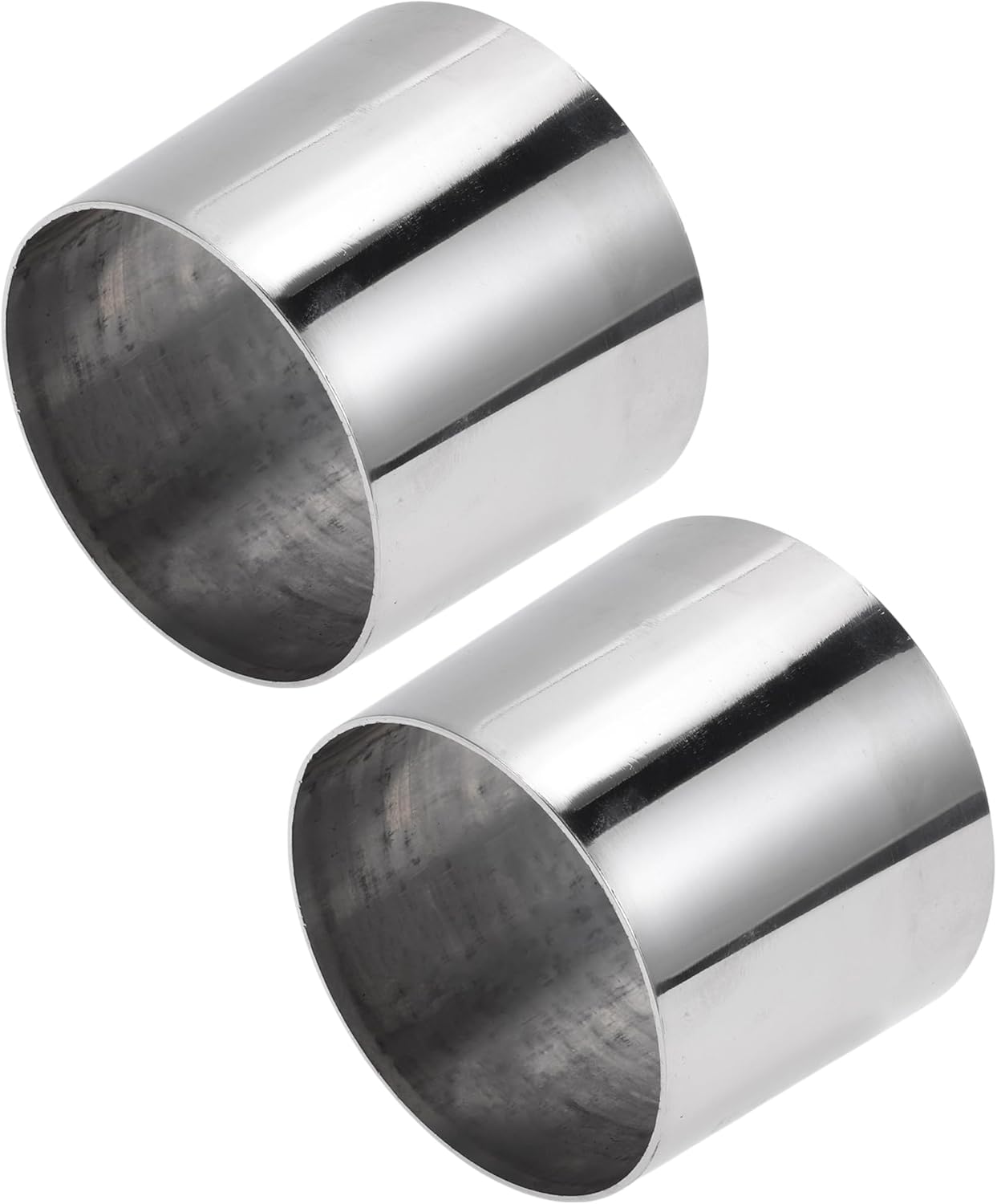 Motoforti 4" OD to 4.5" OD Mandrel Exhaust Bend Elbow Concentric Reducer 201 Stainless Steel Pipe Adapter 3 Inch Length Silver Tone