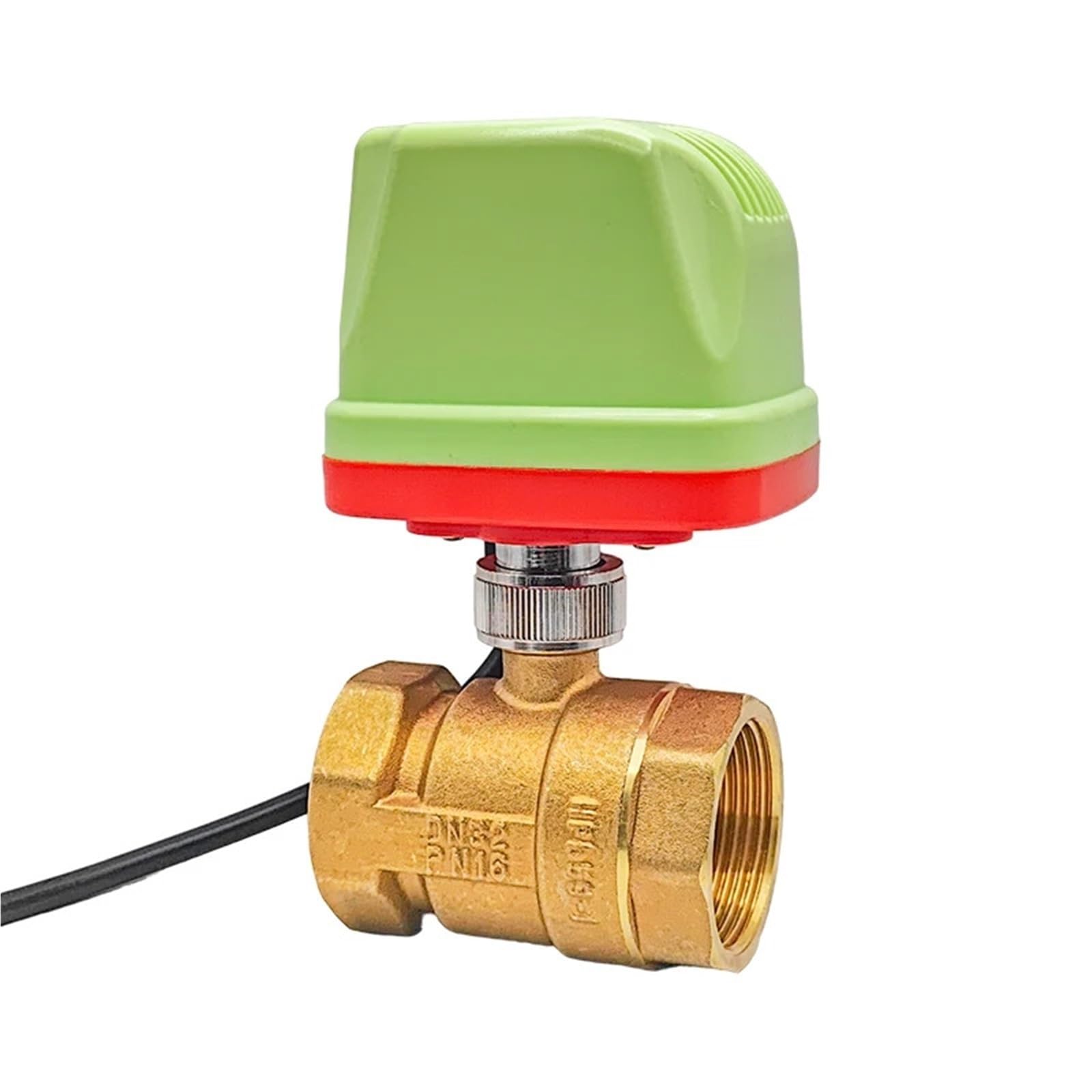 Mosiężny elektryczny zawór kulowy, wodoodporny IP65, DN15, DN20, DN25, 1/2", 3/4", 1", 220 V AC (220VAC-CR02,2 cala)
