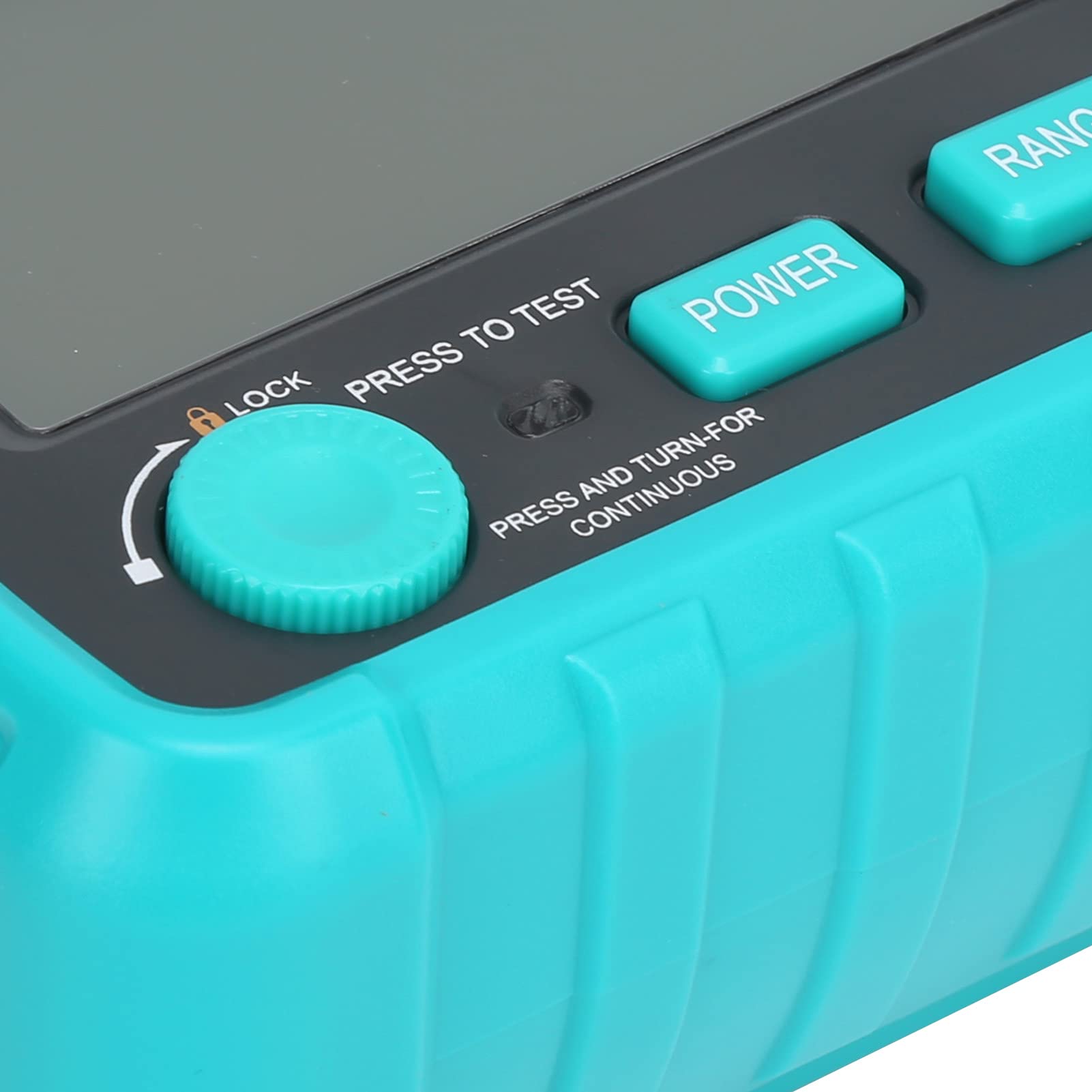 ViaGasaFamido Probador de Resistencia de Aislamiento Digital VC60B+, Multímetro LCD de 250/500/1000 V con Pantalla Retroiluminada y Bloqueo de Prueba para Pruebas de Equipos de Cables de Motor