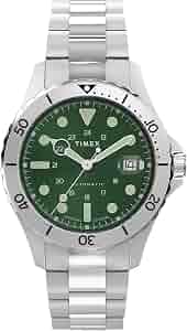 Amazon.com: Timex TW2Y15200 Trend Men's 41mm Green Dial Stainless