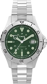 Timex TW2Y15300 Trend Herren-Armbanduhr, 41 mm, Edelstahlarmband, schwarzes Zifferblatt und Edelstahlgehäuse
