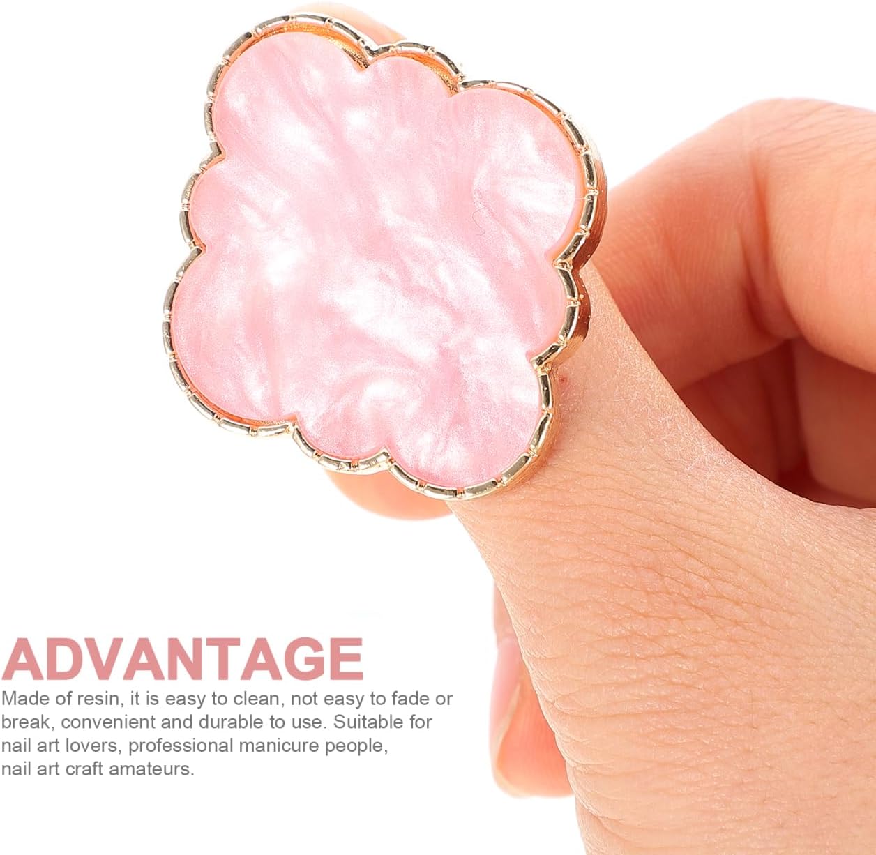 Nail Polish Palette Ring 20 Pcs Adjustable Size Acrylic Nail Art Mixing Tray Portable Manicure Salon Color Mixing Dish
