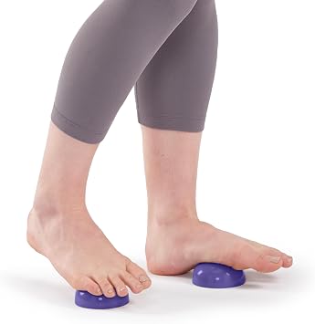 OPTP Half Balls (Pair) Smooth Half Ball Set, Purple, 3 1/6DIA x 1 1/2H