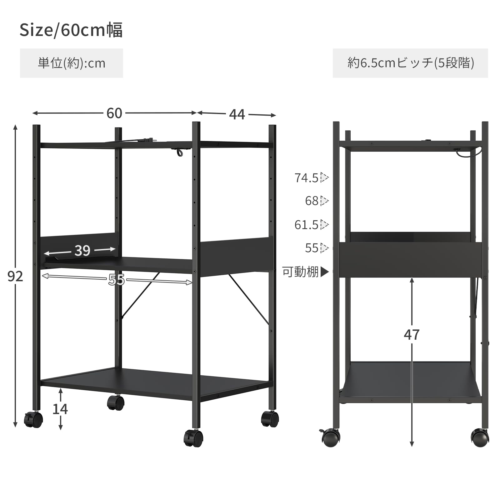 Amazon.co.jp: MoonMeguriキッチン収納 キッチンツールラック キッチン