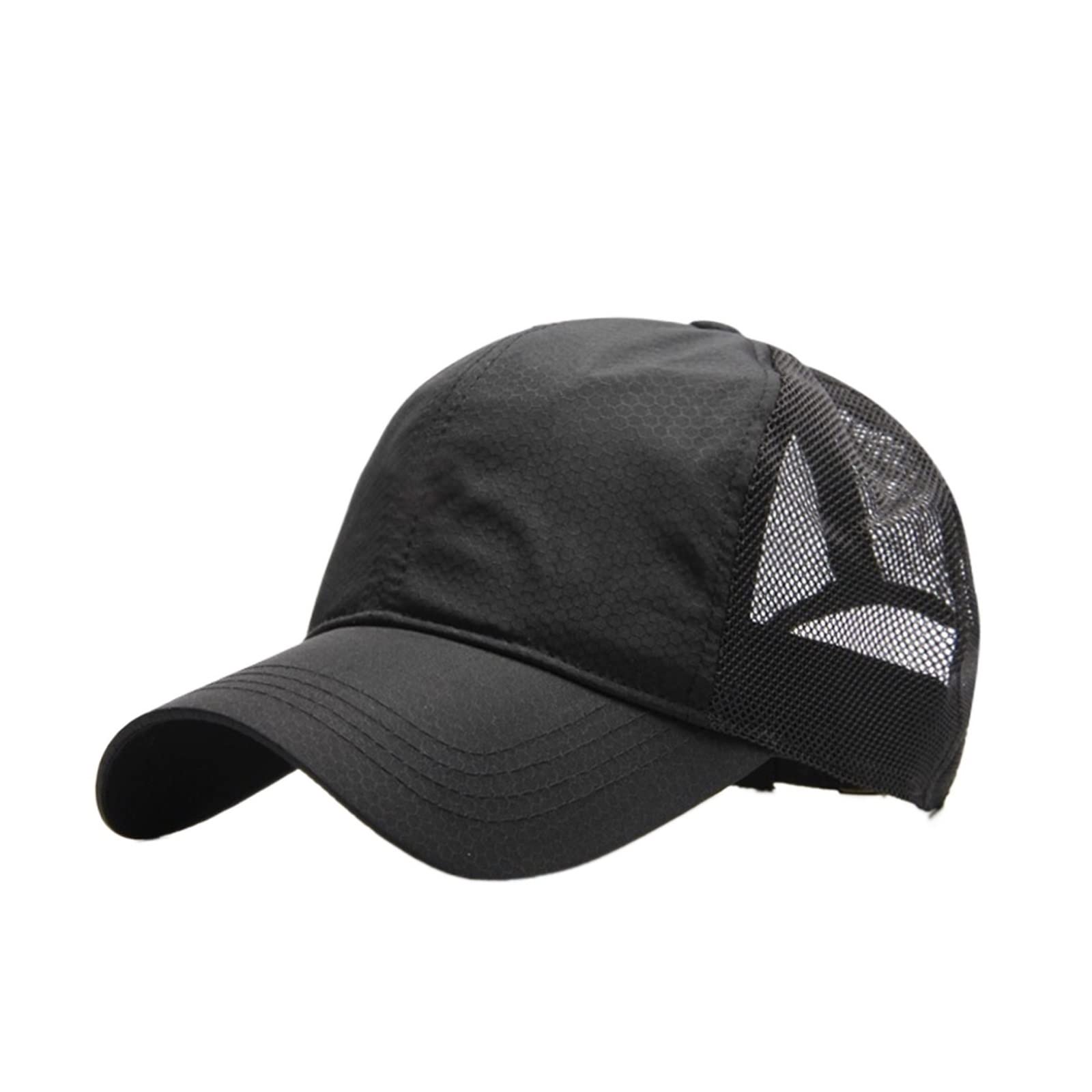 Big Head Man Plus Size Berretto da Baseball Uomo Estate Tessuto Sottile Mesh Cappello da Sole Cappelli Maschili M 55-59cm L 60-64cm (Color : Blue3, Size : Code 60-65CM)