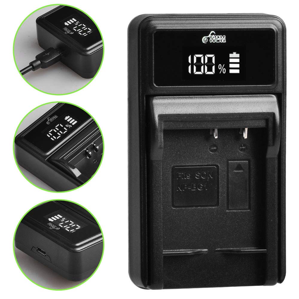 Chargeur Micro USB Pour Appareil Photo, Caméscope Batterie Sony NP-BG1 - Foto 12