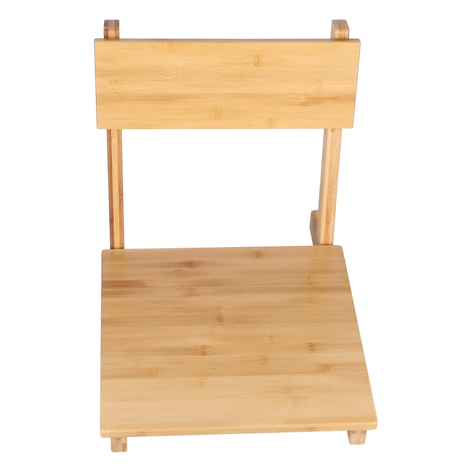 Garosa Chaise de Sol en Bambou Style Japonais sans Jambes Portable avec Support de Dos pour Meditation Salon Fenetre Idéale Espace Petit Relaxation Lecture