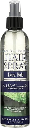 MILL CREEK Spray natural para el cabello, fijación extra, 8 onzas líquidas (8.1 fl oz) disponible en Yaxa El Salvador