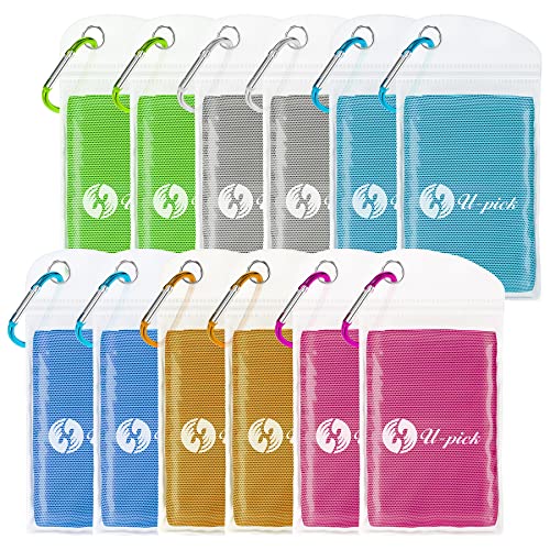 U-pick Cooling Towels for Hot Weather, Soft Instant Cold Breathable Towel, Chilly Rags for Neck, Sweat Towels for Gym, Yoga, Golf, Tennis, Workout, Travel & More Activities