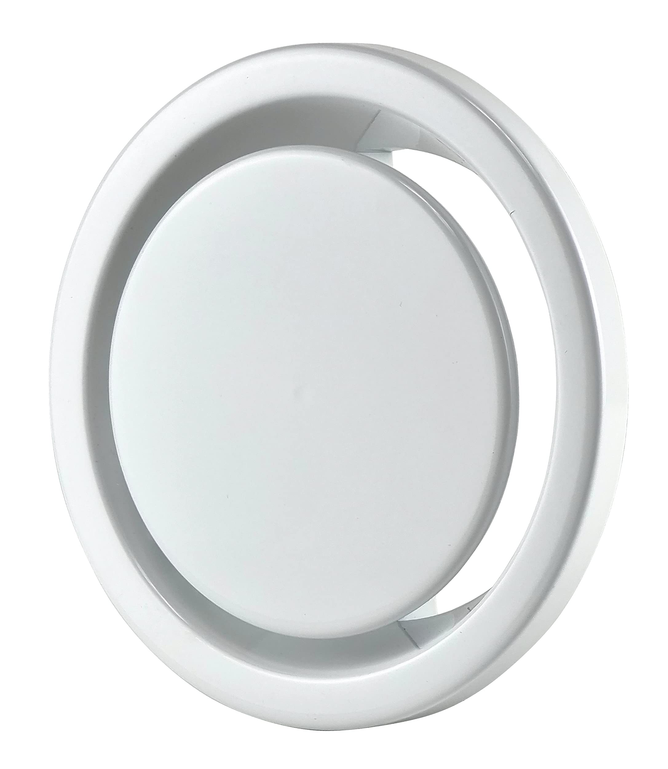 Valvola A Disco Per Ventilazione - Diffusore Soffitto Ø160 Mm, Bianco, Regolabile - Foto 4