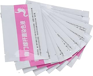 Helicobacter Pylori Test Paper, 10pcs H Pylori Rapid Test Paper Self Test Detection, Determine H Pylori in Your Gut, Professional for Home Use Results in 10-15 Minutes