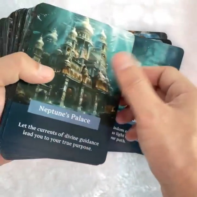 値下げ　Ocean Oracleカード Amazon.com: GZSYXHJYXGS Ocean of Wisdom Oracle Card, Under The Sea