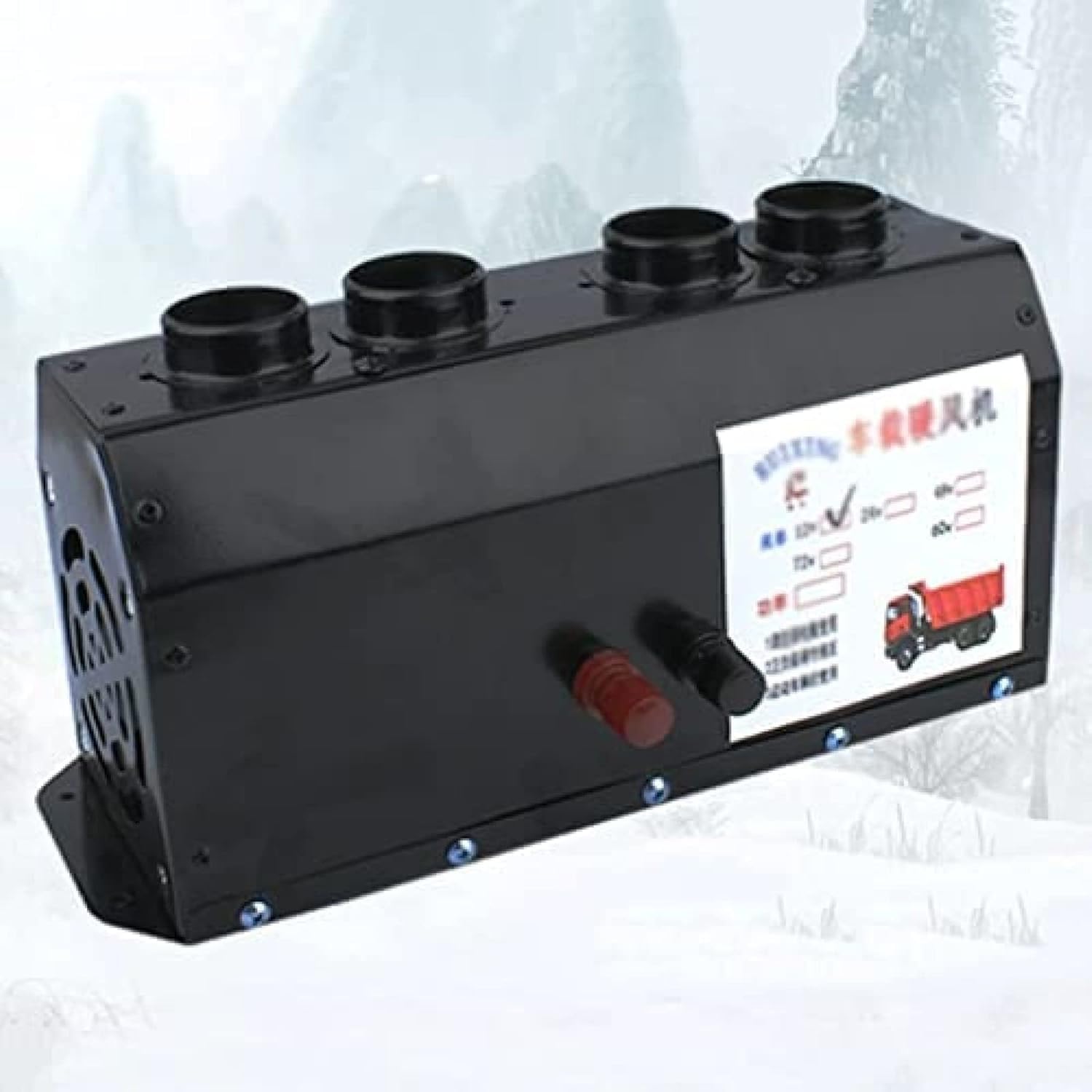 800-1000w Ogrzewacz Samochodowy Ze Stali Nierdzewnej 12v 24v Zespół Dodatkowego Ogrzewania Automatyczna Stała Temperatura 4 Wyloty Powietrza Ogrzewanie Samochodowe Ogrzewanie O, 12v, 1000W