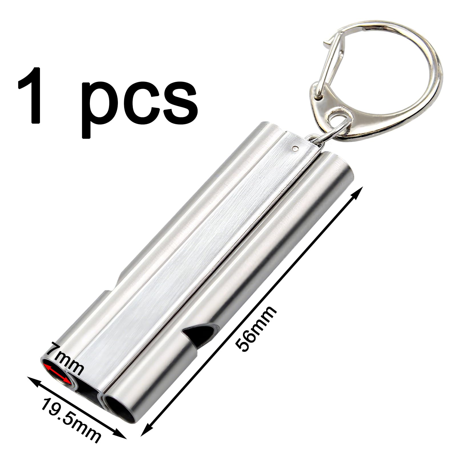 GXGM 4 Pièces Sifflet De Secours Avec Une Chaîne, Sifflet De Survie