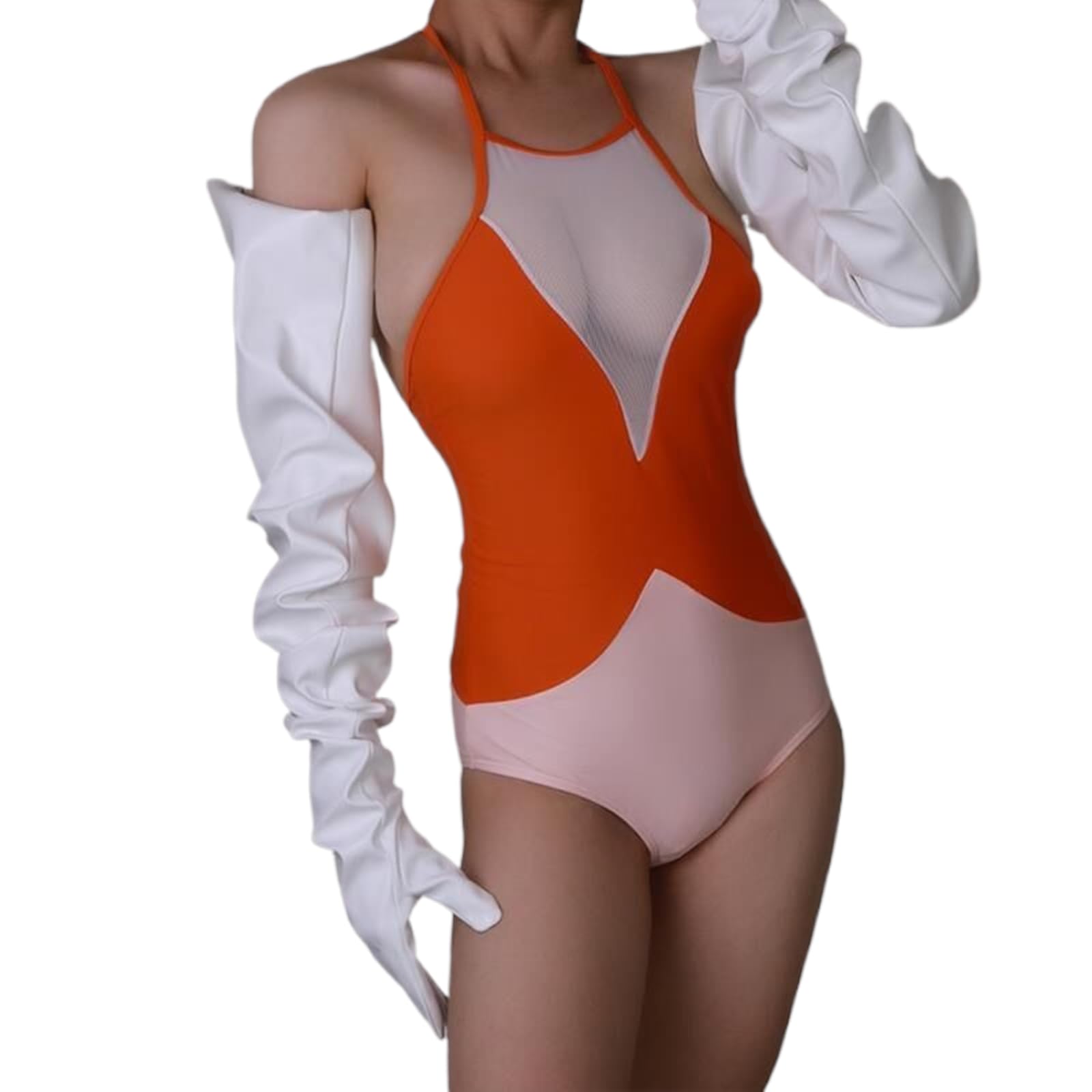 Long Gloves PU Leather Gloves Stage Performances Gloves Party Gloves Women Formal Event Ceremonial Extend Long Gloves