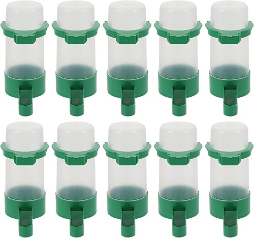 Alipis Dispensador de agua para pájaros y pájaros, taza de jaula para pájaros colgantes, alimentador automático de agua para pájaros, periquitos, disponible en Yaxa Peru