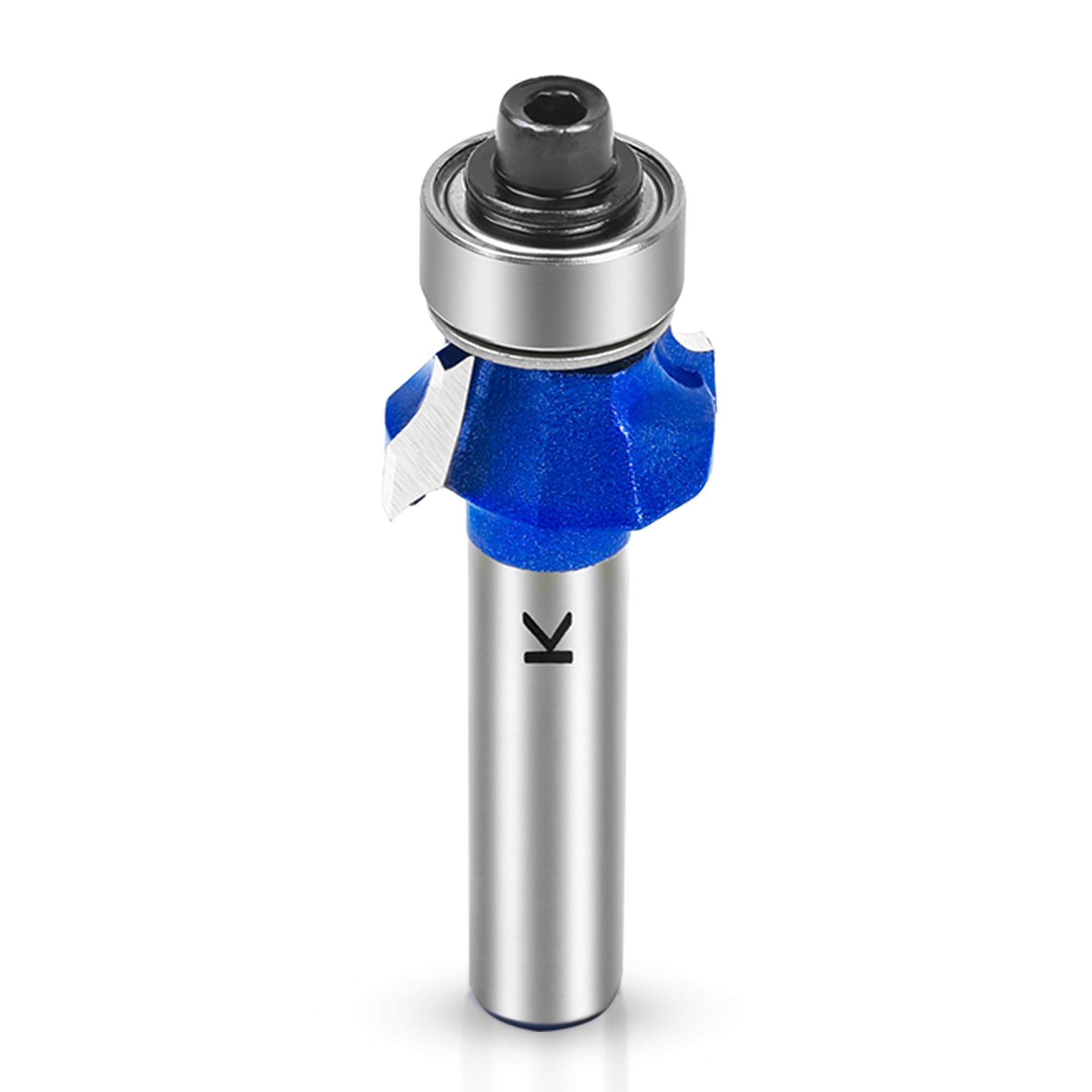 NICAVKIT Radius 3 mm Rounding Cutter with 8 mm Shank, Carbide Round Over Milling Cutter Bits Router Bits Edge Cutter for Woodworking