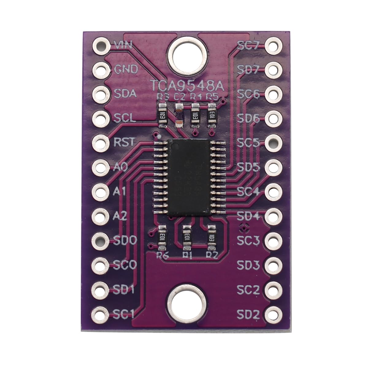 TCA9548A I2C IIC Modulo scheda breakout multiplexer Scheda di sviluppo espansione 8 canali Scheda di espansione per Arduino (2 pezzi)
