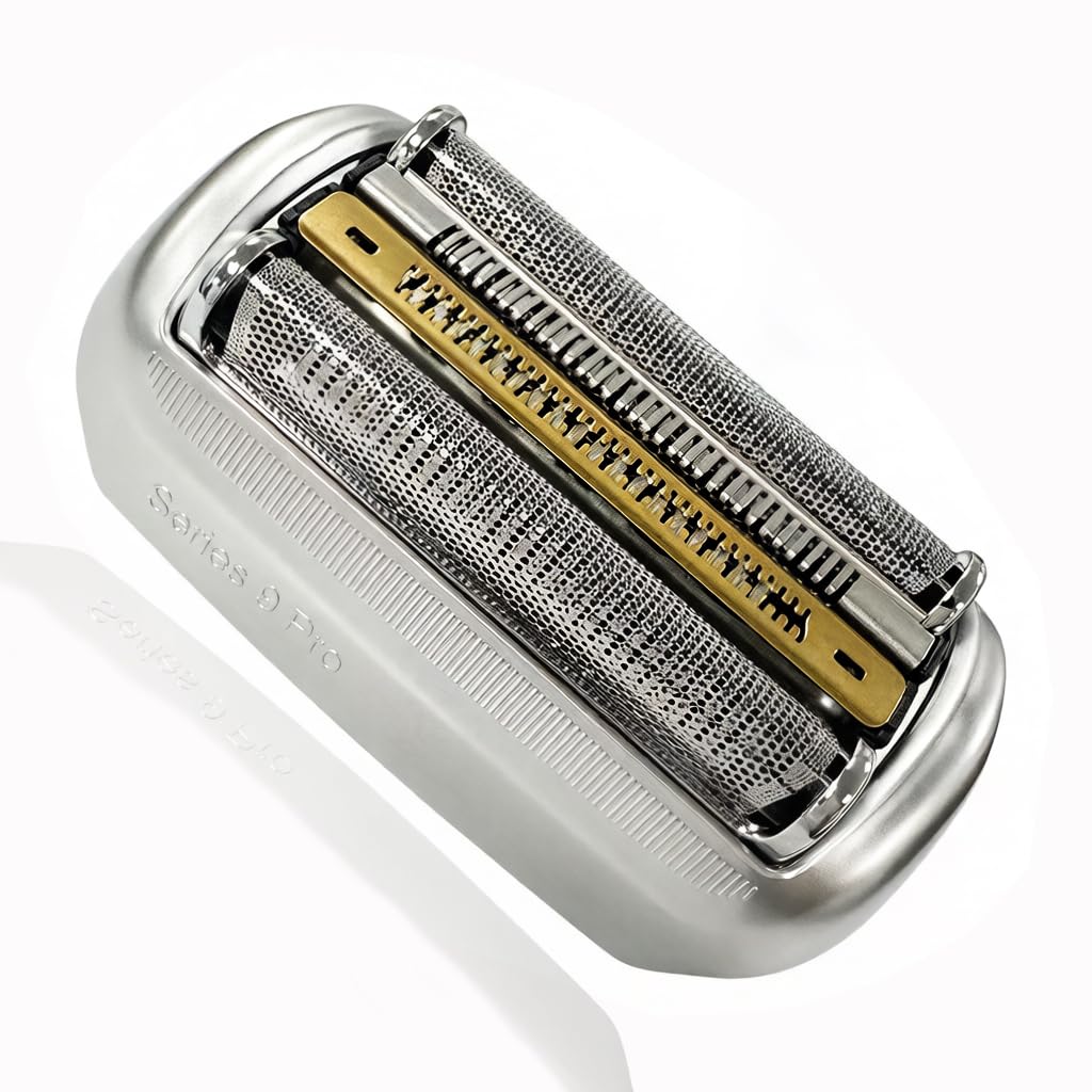 94M Ersatzköpfe für Braun Series 9,Scherkopf Kompatibel mit S9 PRO Rasier 9517s,9527s,9525s,9515s usw,S9 Scherkopf Ersatzklingen Folienkopf Zubehörund Körperpflege von Männern(Silber)