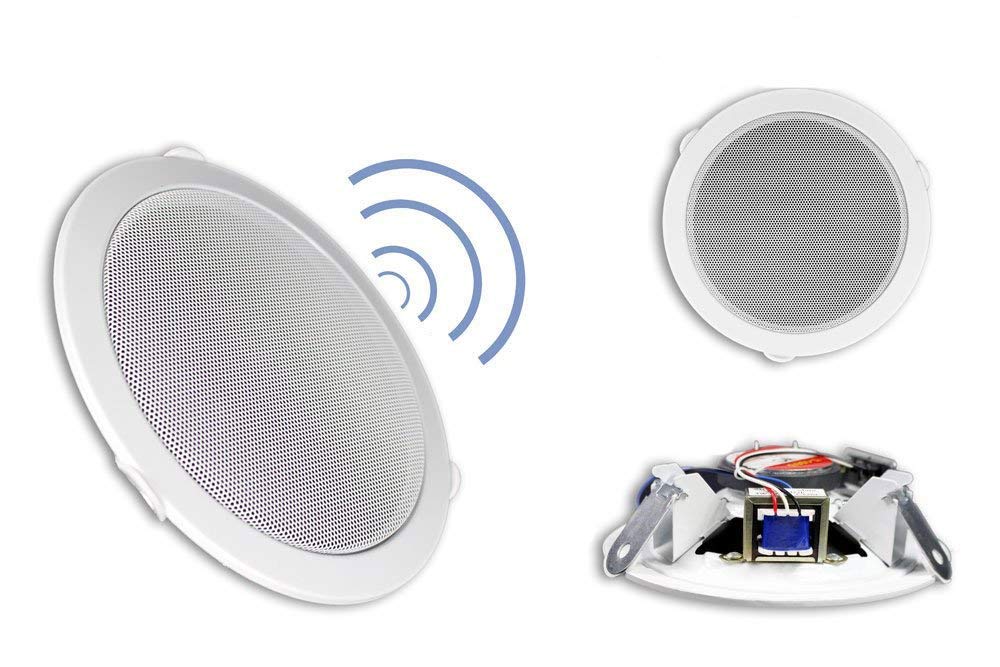 Vetrineinrete Altoparlante da incasso filodiffusione diametro foro 17,5 cm