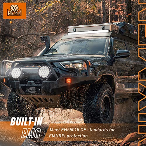 Image of Nilight Pro Series 30 Inch Single Row Slim LED Light Bar with DRL | 120W 13000LM Anti-Glare Spot & Flood Beam IP68 Off-Road Driving Lights & 16AWG DT Wiring Kit for Truck, Jeep, SUV, ATV & UTV