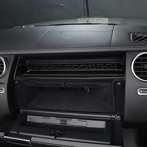 Miniatura 5 de TINKI Aleación de aluminio negro copiloto guantera de almacenamiento de división espacio ordenado para Land Rover Discovery 4 2010-2016 LR4
