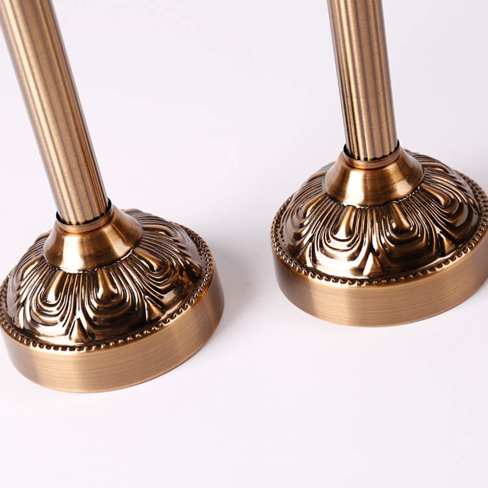 European Metal Candelabra Stand Antique Elegant Candle Stand Luxury Antique Candle Holder for Wedding Centerpiece Home Decoration Anniversary Celebration-g